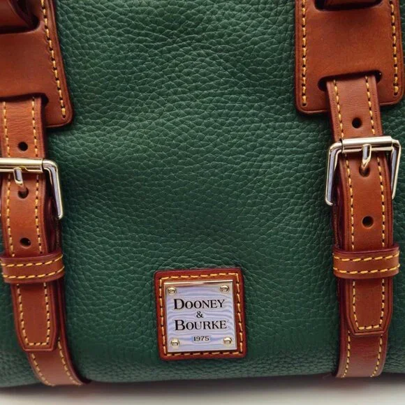 Dooney & Bourke Pebble Leather Domed Satchel - Picture 9 of 15